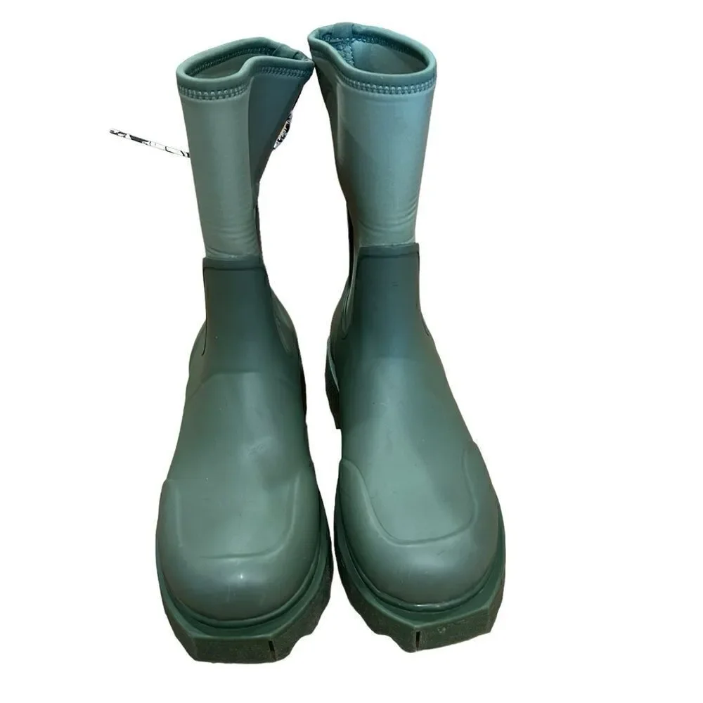 Revolve OFF-WHITE For Rainy Days Zip-tie Rubber Rain Boots in Green